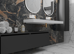Ящик под столешницу 60 см АНТРАЦИТ глянец Armadi Art Vallessi UNO-S 897-060-A glossy