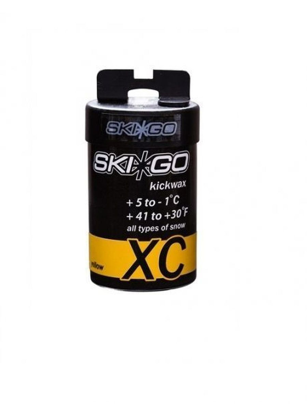 SkiGo Мазь держания XC Kickwax Yellow -1/+5 45 г.