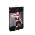 Бюстгальтер на эластичной ленте Powerwetlook bralette with elastic tape (Размер: M) (Цвет: черный)