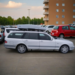 Автобокс Way box Cobra 520 серый.  Размер 215*85*40 см.