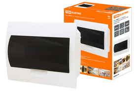 Бокс   ЩРВ-П-12 модулей встраиваемый пластик IP40 (398х252х102) TDM SQ0902-0004