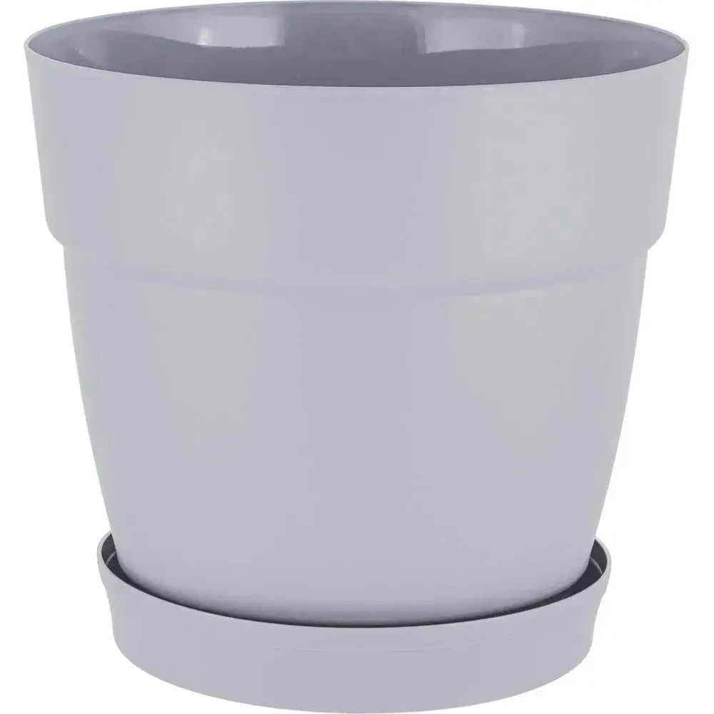 Горшок для цветов InGreen Villa de Fiori, фикс.поддон, 26л, D380мм, на колесиках,утренний