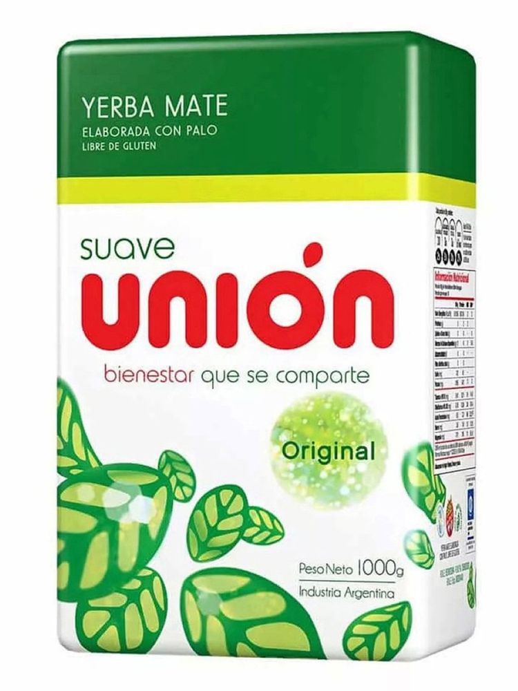 Чай травяной Union Yerba mate suave Original 1 кг, 2 шт