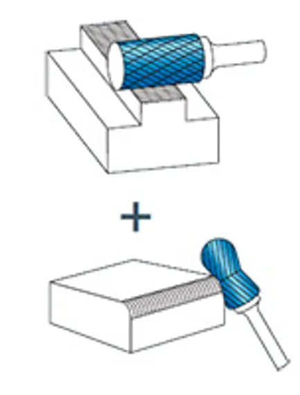 Комбинированная борфреза Karnasch Curve + Цилиндр