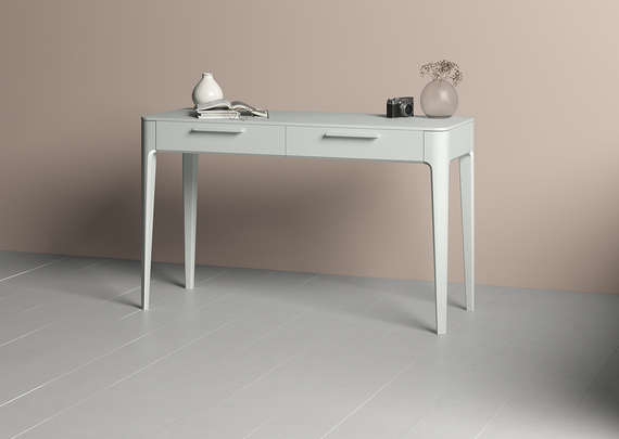 Консоль Type 2 ящика ширина 120 см (светло-серый)