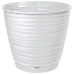 Горшок для цветов Saffron 5,4 л с поддоном (белый)