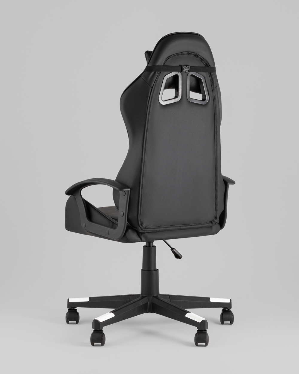 Кресло спортивное TopChairs Warden черно-белый