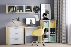 Полка Симпл НМ 013.73 дуб сонома/белый