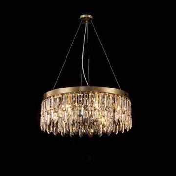 F6-ф600*H220(1200) BRONZE (1) Люстра подвесная (NW)