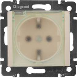4120/4220 Розетка влагозащищенная слоновая кость