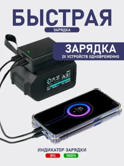 USB-адаптер питания для аккумулятора Makita, портативный источник питания