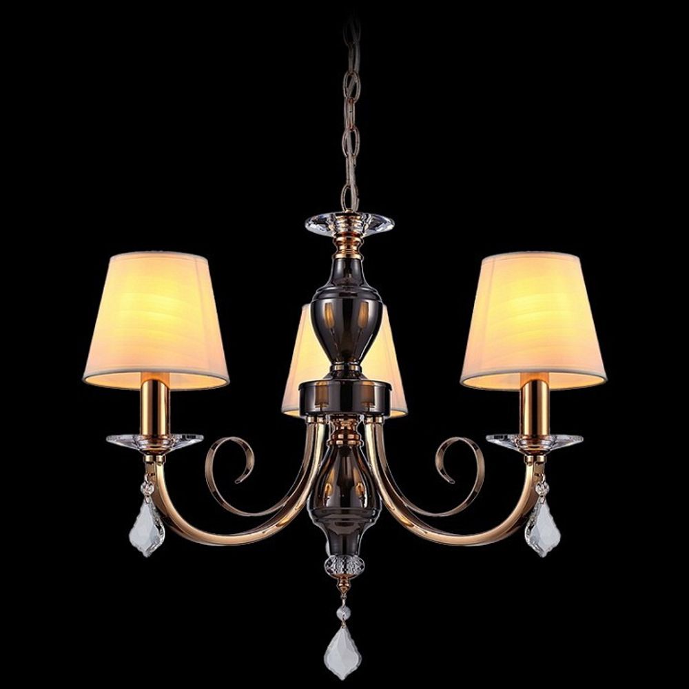 Подвесная люстра ILLUMICO  IL5272-3P-27 BK GD