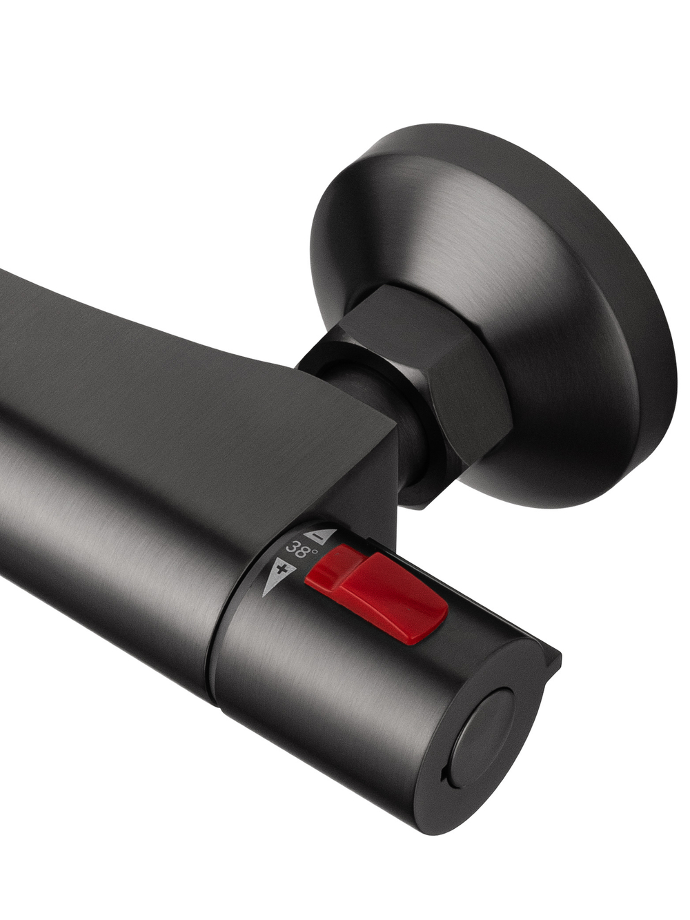 Смеситель для душа с термостатом WONZON & WOGHAND INN 5, Темный графит (WW-B1005-A-BGG)