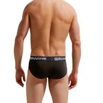 Мужские трусы брифы черные GAUVINE 2006