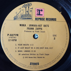 Винтажная виниловая пластинка LP Frank Zappa Waka Jawaka Hot Rats (Japan 1973) (Obi)
