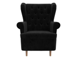 Кресло Торин Люкс, Черный, Велюр, 108500