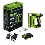 Степлер аккумуляторный GREENWORKS G24CS10 24V, АКБ 2Ач и ЗУ 3400107CUA