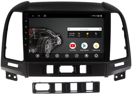 Магнитола для Hyundai Santa Fe 2006-2012 - Vomi AK371R9-MTK Android 10, 8-ядер, 2Гб-32Гб