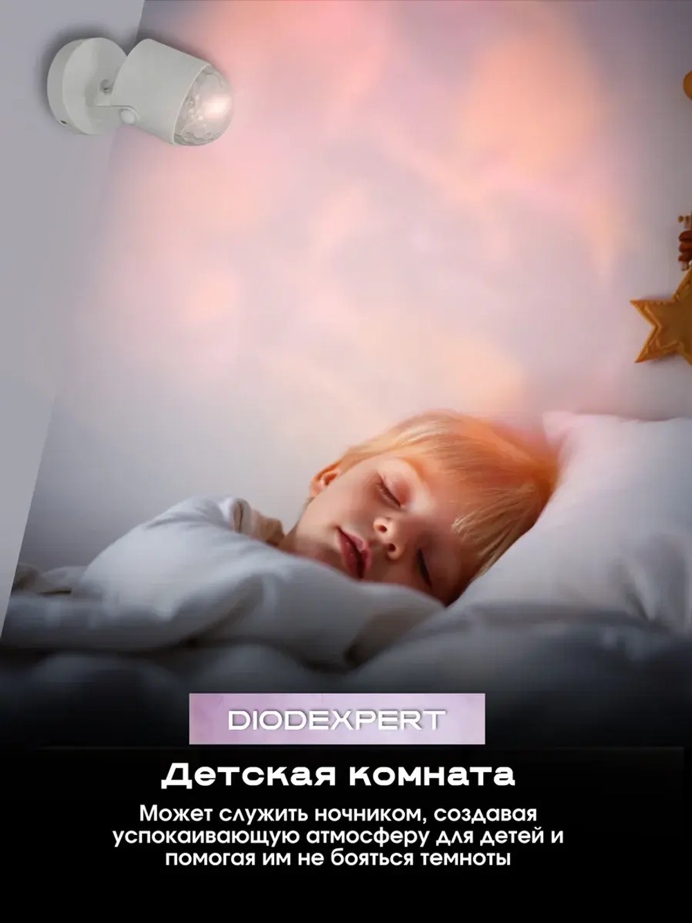 Светильник настенный с проекцией