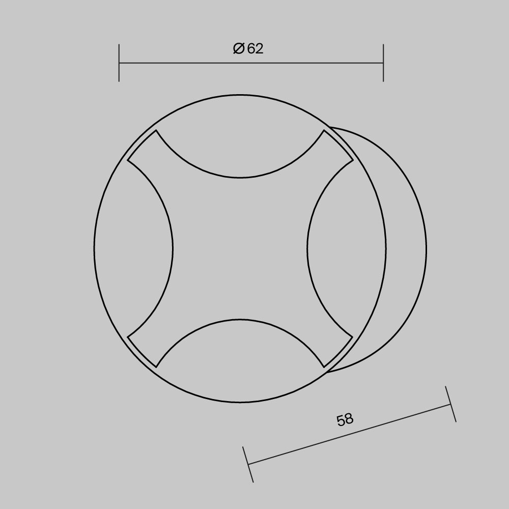 Уличный встраиваемый светильник Outdoor O036-L3B3K