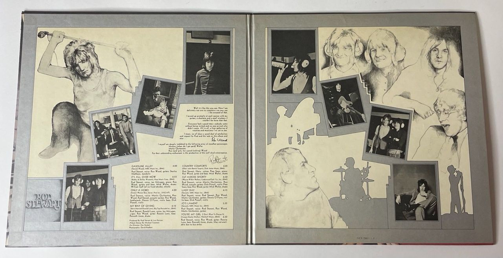 Винтажная виниловая пластинка LP Rod Stewart Gasoline Alley (Japan 1970) (No Obi)