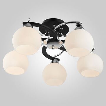 9654/5 / потолочный светильник /  хром/черный