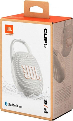 Портативная колонка JBL Clip 5 White