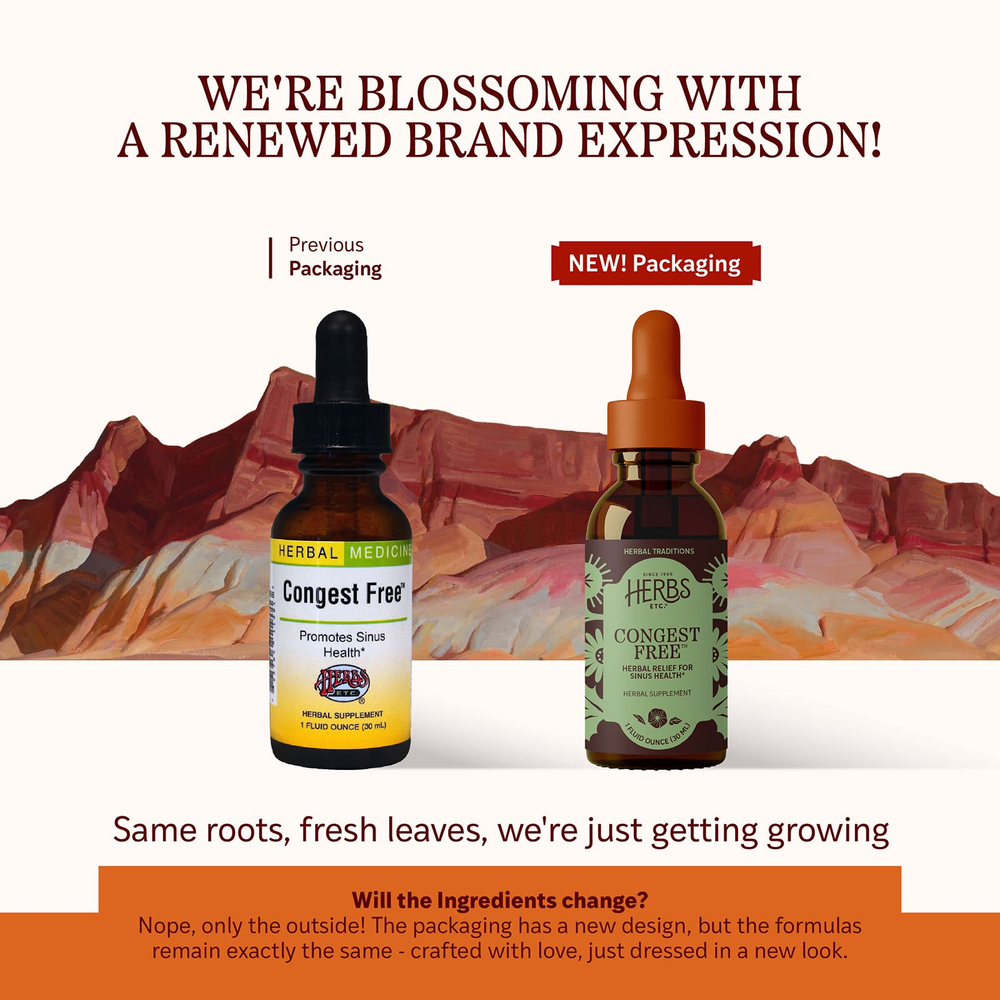 Herbs Etc., Congest Free™, 30 мл (1 жидк. унция)