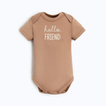 Боди BASIC LINE, рост 68-74 см, коричневый (Крошка Я)