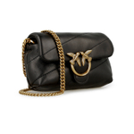 кожаная сумка через плечо love micro puff c sheep nappa Pinko - черный(100041 A0F2)