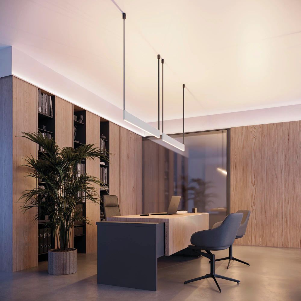 Профиль SL-LINE-25100-DUAL-2500 WHITE (Arlight, Алюминий) 043112