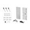 Набор заглушек Arlight S2-Wall-X2-H128 Silver 021232
