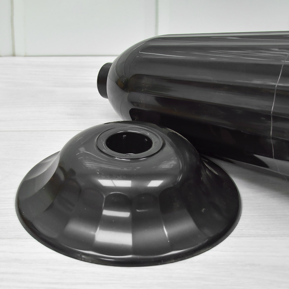 Ваза для цветов под срезку 44см (черный)