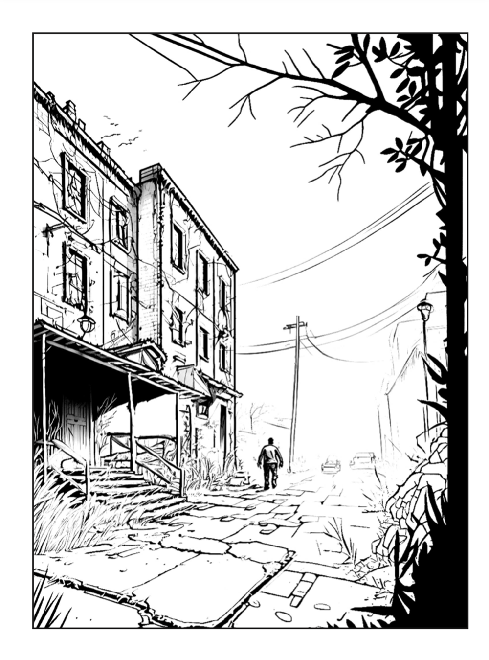 Раскраска The Last of Us Добро пожаловать в постапокалипсис.