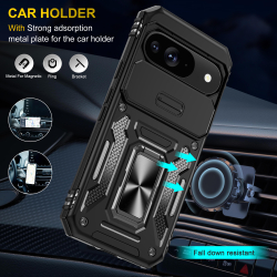 Чехол Safe Case с кольцом и защитой камеры для Google Pixel 9 / Pixel 9 Pro