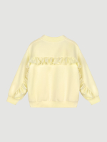 Свитшот с рюшами Mjölk Светлый жёлтый