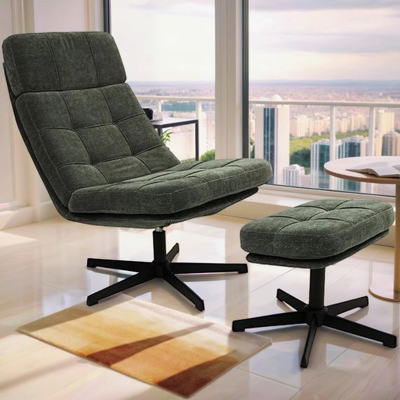 ЛЕОН, кресло для отдыха с банкеткой