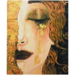 Алмазная мозаика на подрамнике с полным заполнением «МИР ЯРКИХ КРАСОК», девушка, 40*50см