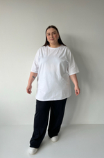 Футболка OverSize молочная