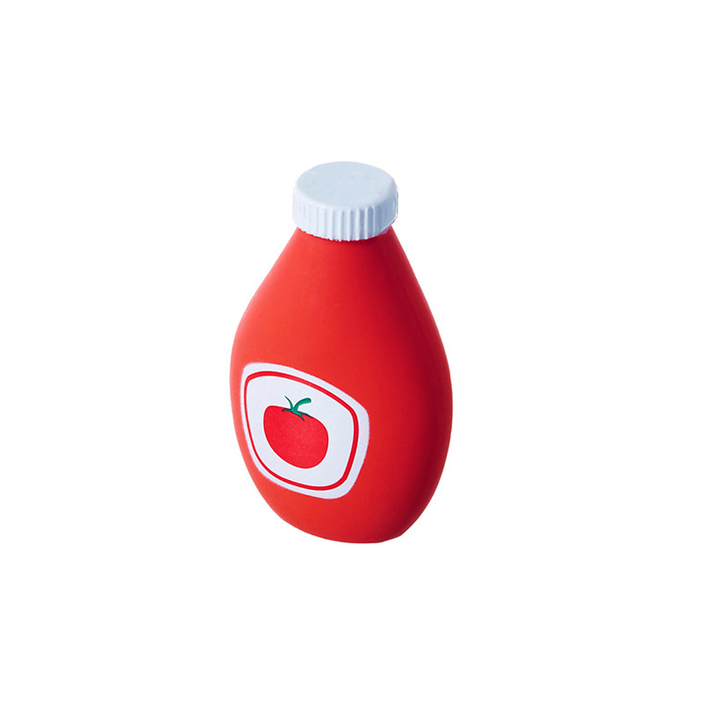 Игрушка ZooOne L-460 для собак "Бутылочка Кетчуп" из латекса 8,5см