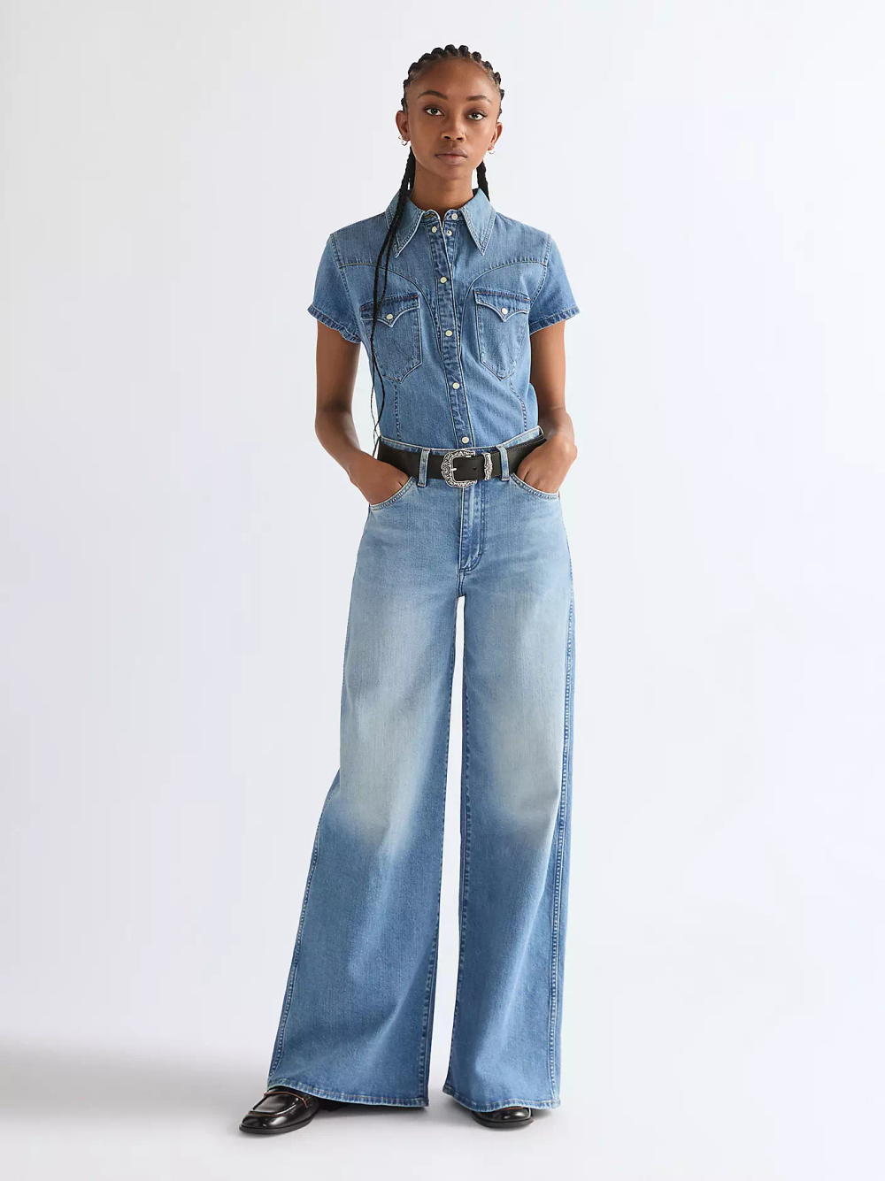 Джинсы женские WRANGLER CANYON AMERICAN BLUE