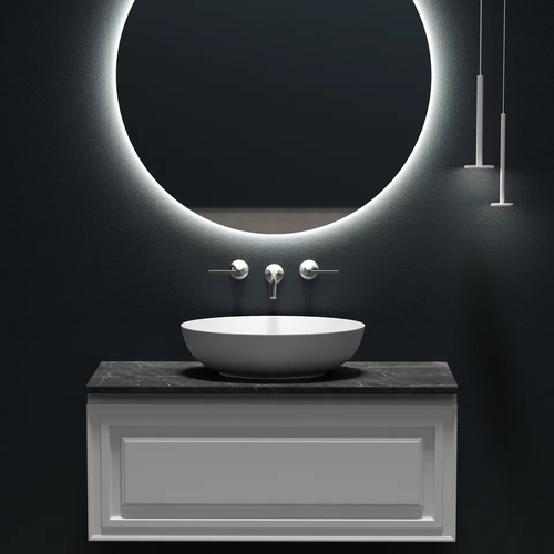 Sancos Столешница для ванной комнаты 1000х460 без отверстия под смеситель, цвет black sky, артикул TT100A1