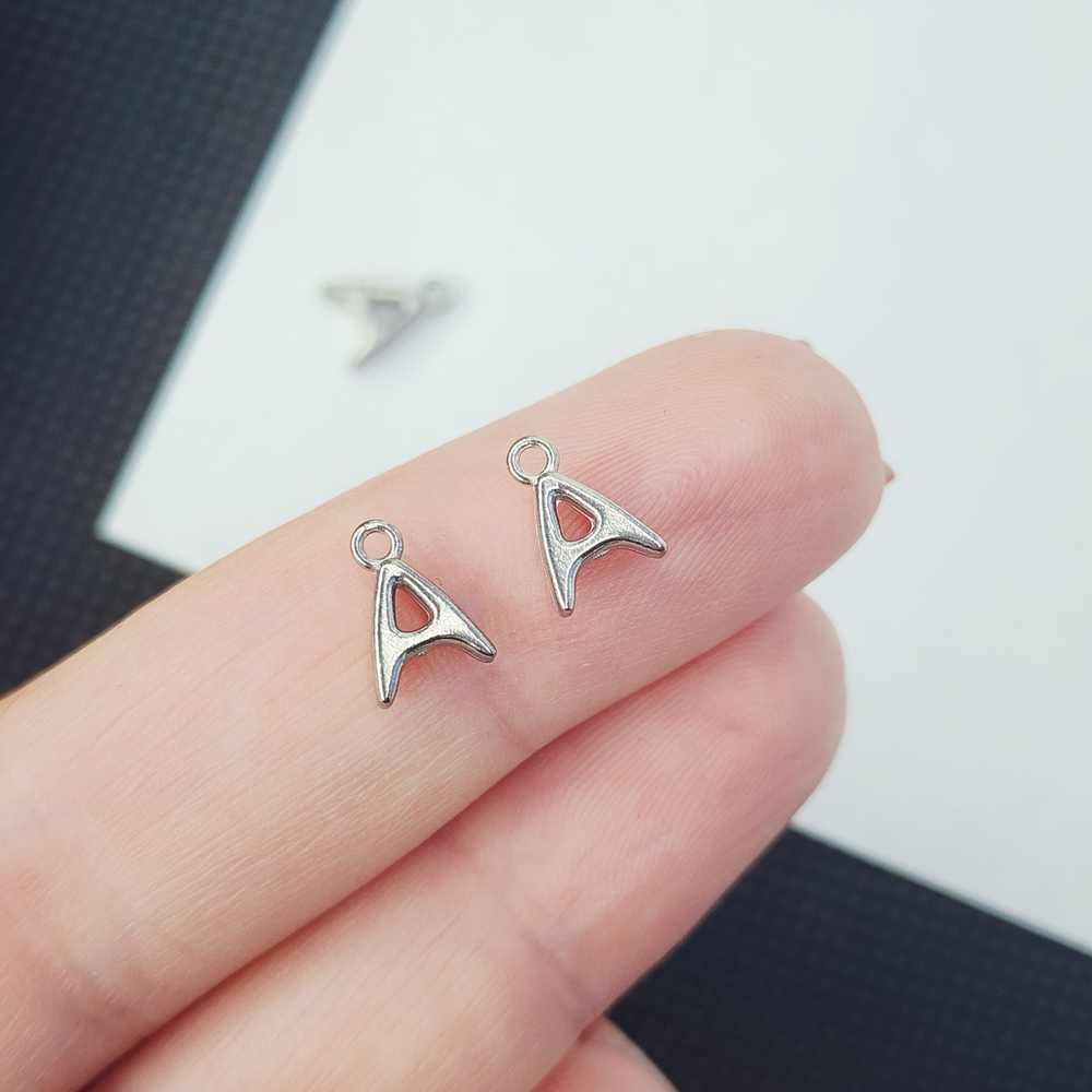 Буква "А", сталь, 9мм, литера, алфавит