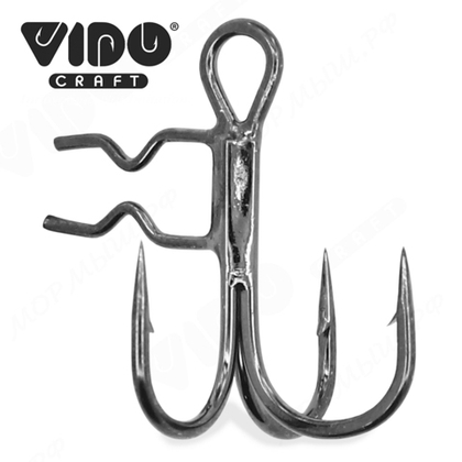 Тройник Vido Craft ST-36H "T-Treble Hooks" (3шт/уп)