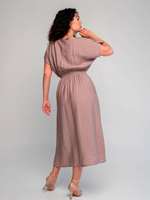 Платье женское летнее длинное из вискозы (повседневное, пляжное, городское)