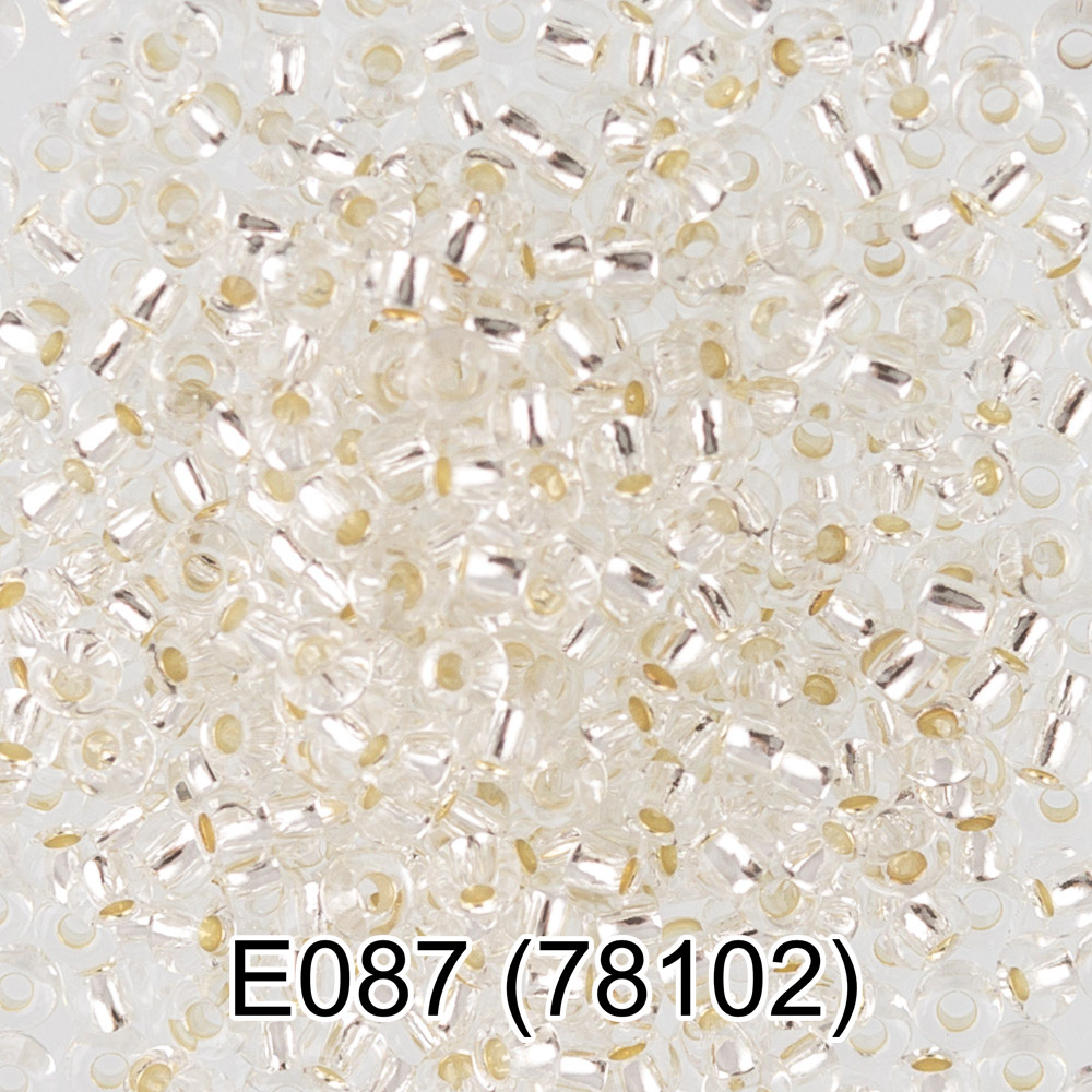 Бисер Чехия "GAMMA" круглый 5 10/0 2.3 мм E087 прозрачный ( 78102 )