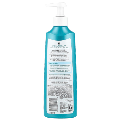 Curel, HydraTherapy, увлажняющий крем для влажной кожи, 354 мл (12 жидк. унций)
