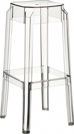 Табурет прозрачный барный, Siesta Contract Fox 75, прозрачный