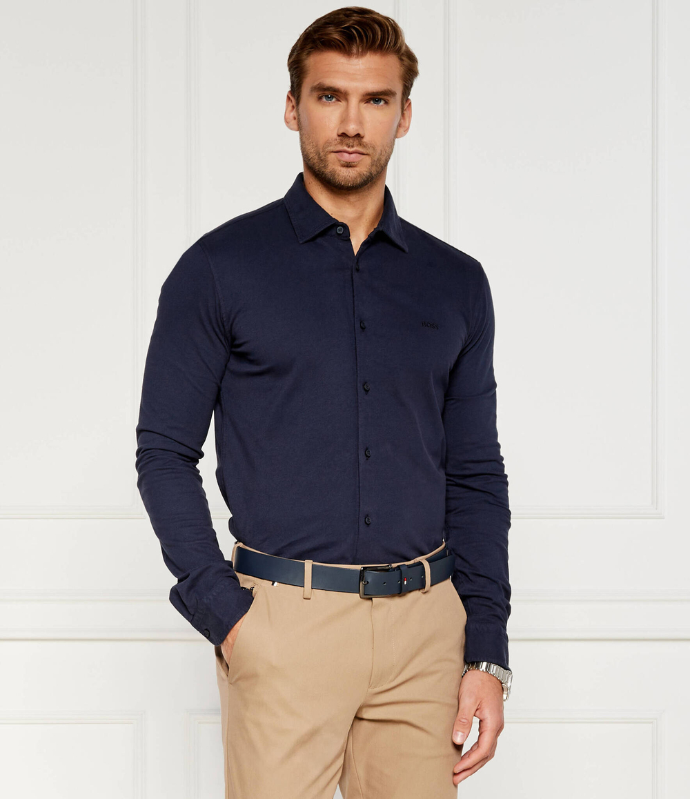 Koszula Mysoft_2 BOSS ORANGE - темно-синий(50519746)