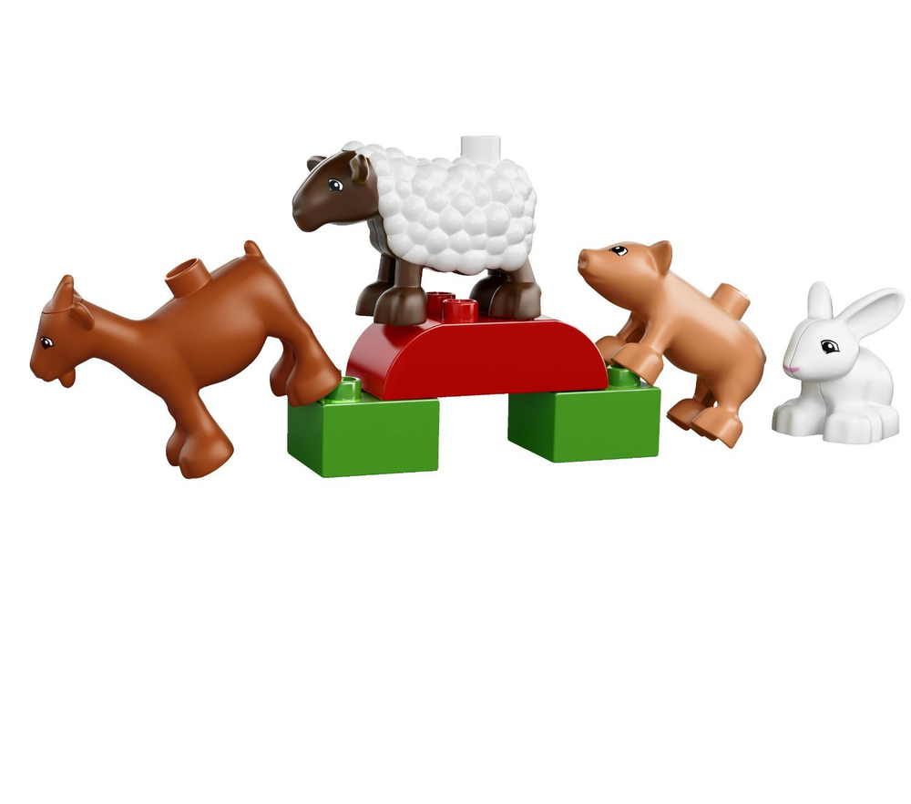 LEGO Duplo: Животные на ферме 10522 — Farm Animals Goat Pig Sheep Rabbit — Лего Дупло